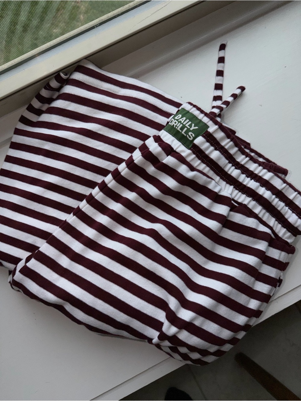 Daily drills bodega stripe pants